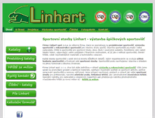 Tablet Screenshot of linhartsport.cz
